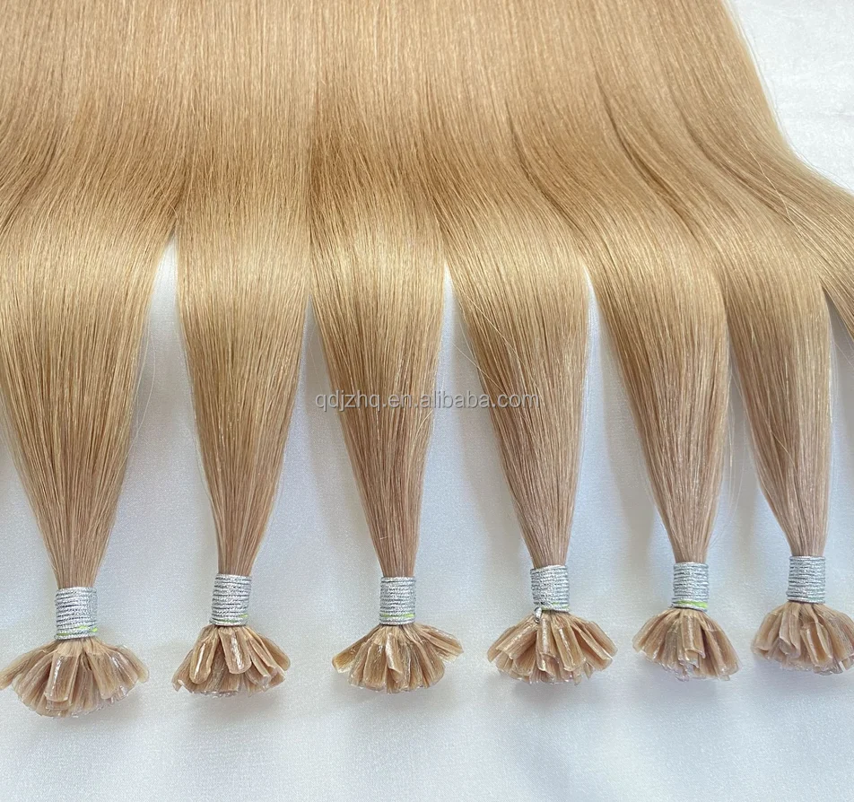 Factory directly sale double drawn Human hair extensions Pre-bonded Keratin hair Extensions Flat U I Tip Hair