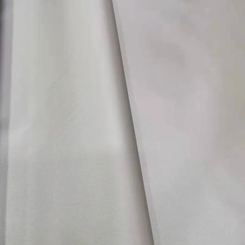 100%polyester 210T waterproof plain silver pastebrushing weave taffeta fabric for cover cloth