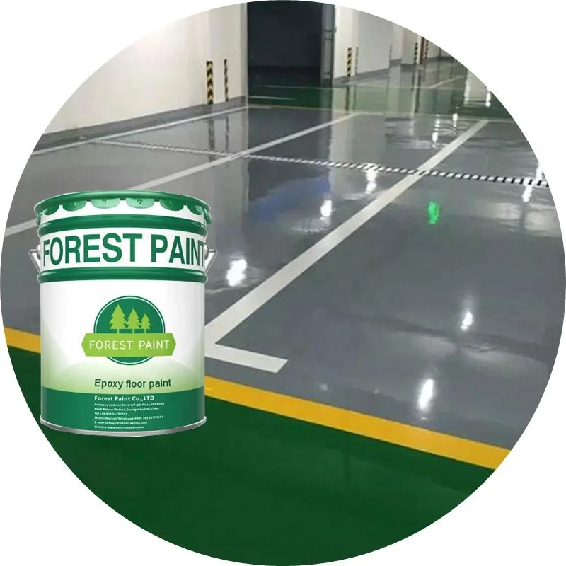 Водо-передаваемая Пыленепроницаемая эпоксидная смола напольная краска для парковочного пола