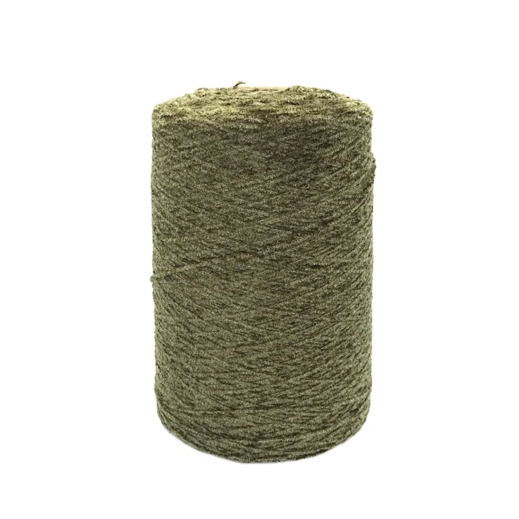 Super softness and warmth chenille yarn chunky bulky 6nm for knitting chenille blanket
