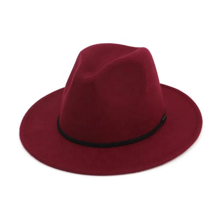 cheap men women fedora panama wool felt hat