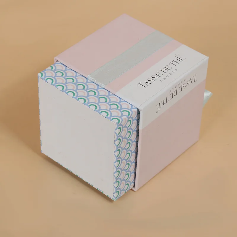 
Newly Design Luxury Print Paper Rigid Cardboard Corrugated Box Packaging For Jewelry Mini Gift Boxes With Ribbon 