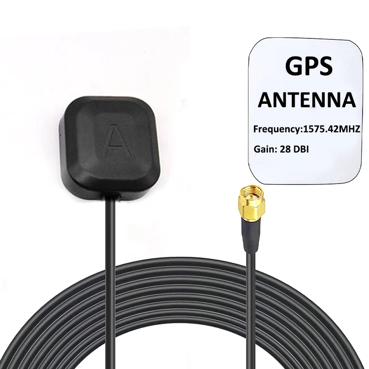 1575 42 МГц 28dbi внешняя антенна Gps/gnss с присоской для Sma Male кабелем 3
