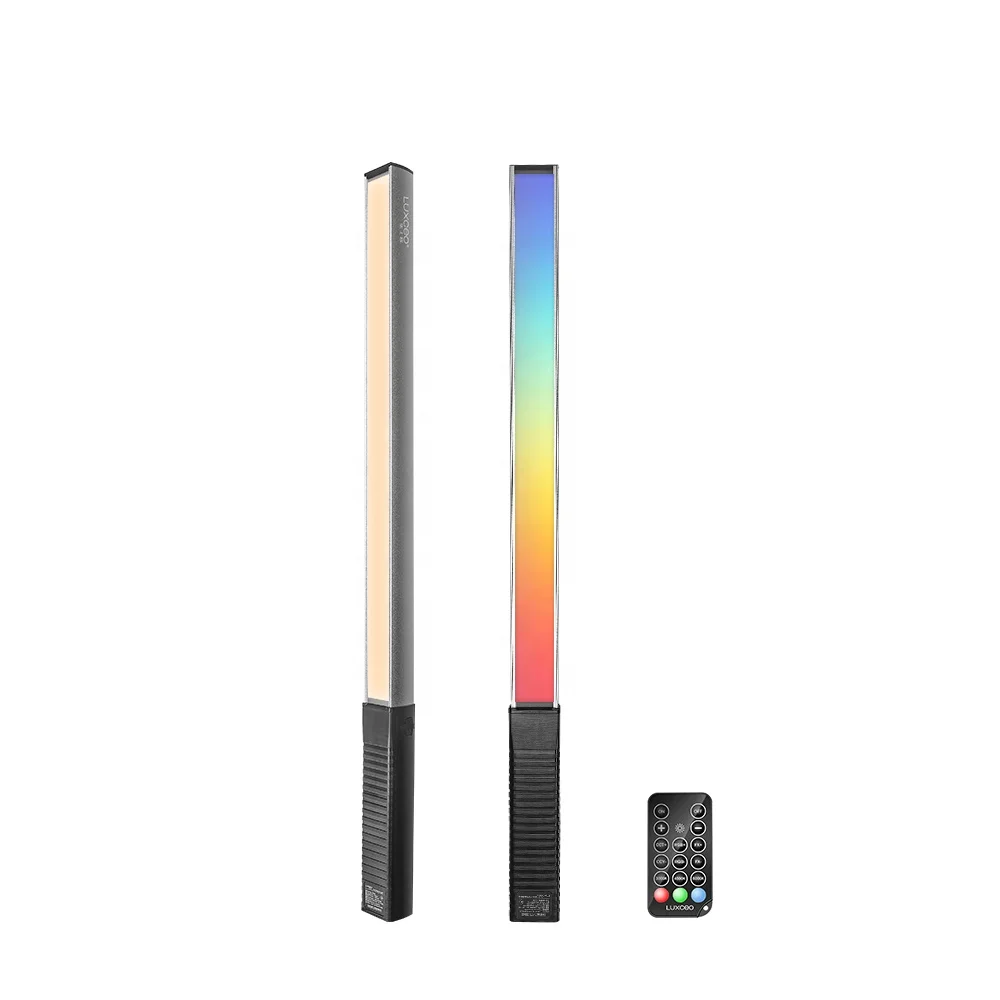 LUXCEO Q508A RGB Color Remote Control USB Rechargeable Photography Handheld Light Wand Portable LED Video Light