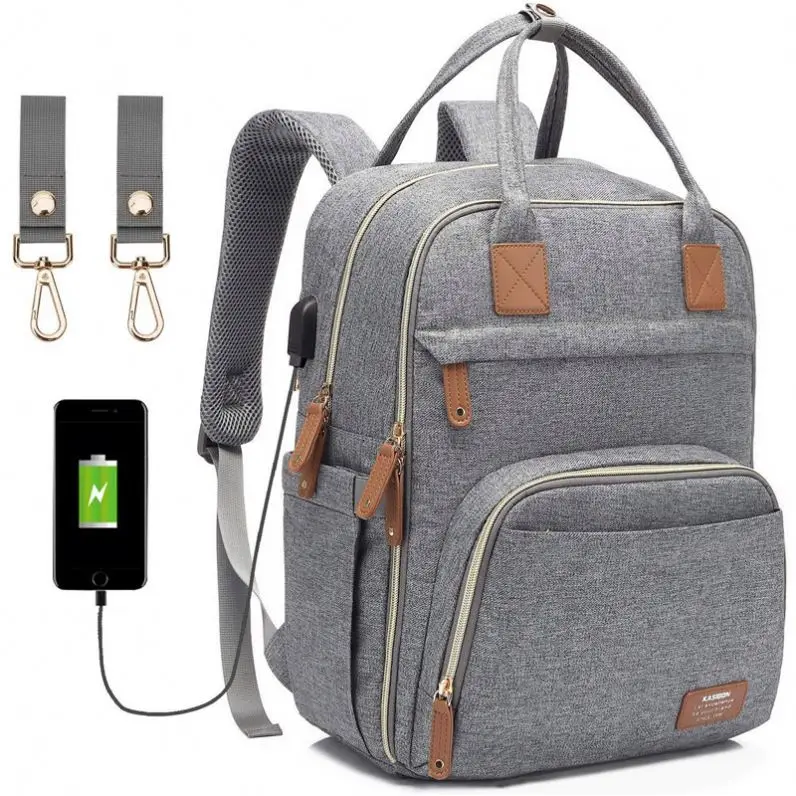 
Multifunctional outdoor travel baby nappy bag diaper bag backpack with Stroller Straps for Travel 