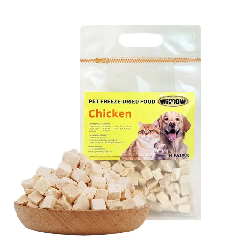 100% Natural Pet Treats Snacks High Protein Various Flavors Freeze Dried Cat Dog Food