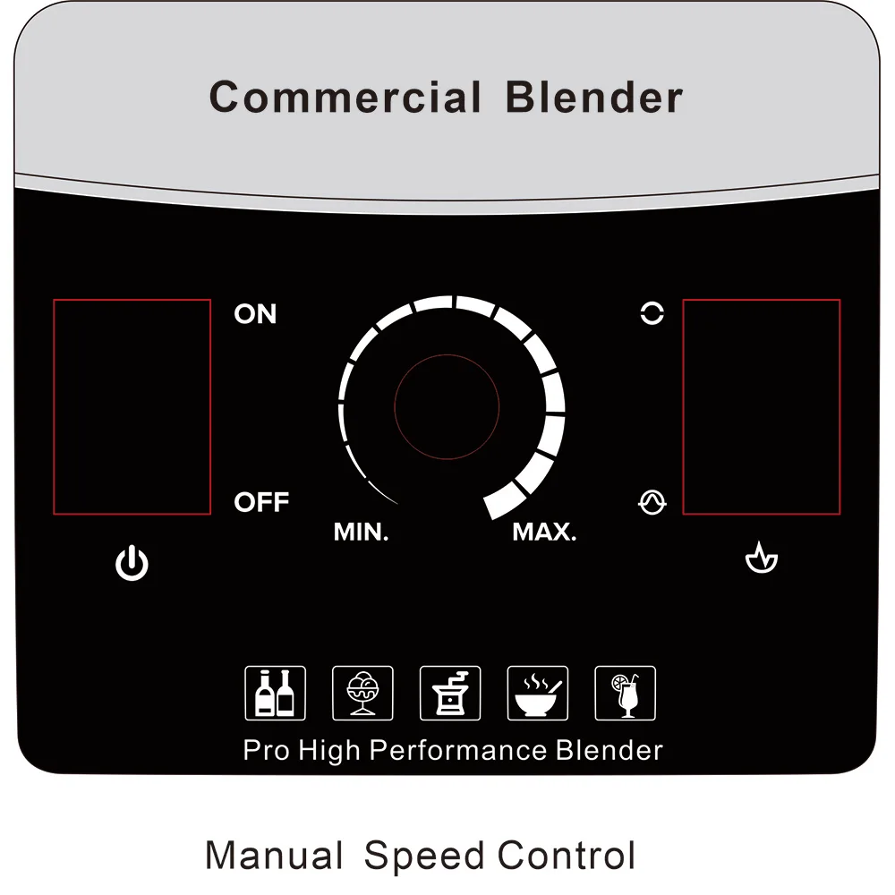 Ideamay высокой мощности 2800w 2.5L 5l Fufu пищевая промышленность Pounder батата блендер