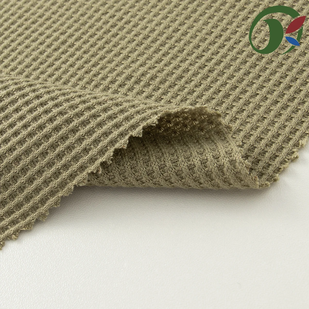 Multicolor 21 count polyester checkered waffle spandex knitted fabric