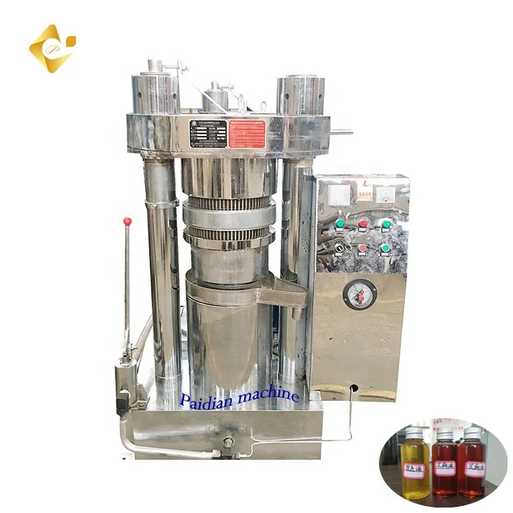30kg/h Model Hydraulic Oil Press Peanut Sunflower Oil Press Machine Automatic Oil Press Machine