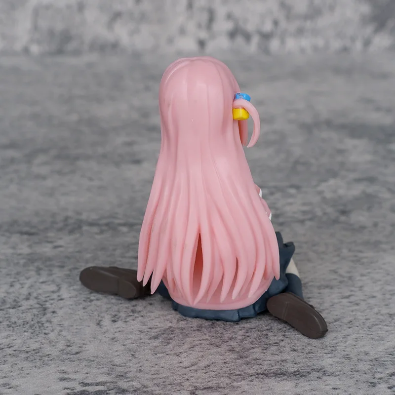 8.5CM Anime Bocchi the Rock Gotoh Hitori Sitting Girl PVC Action Figures Action Figures Model Toy Gif