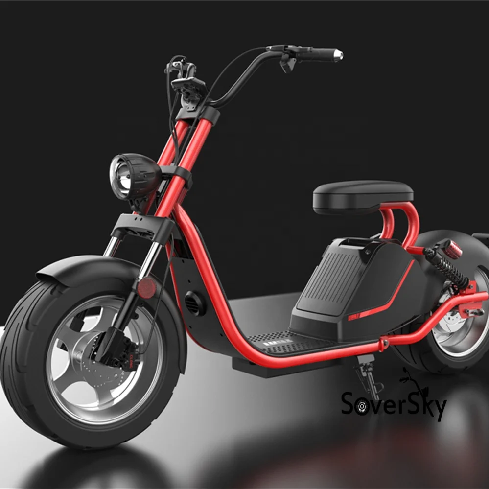 SoverSky US/EU Warehouse New Model EEC COC HL3.0 citycoco Removable Battery scooters 3000W Max Speed 75KM/H 20AH Long Range