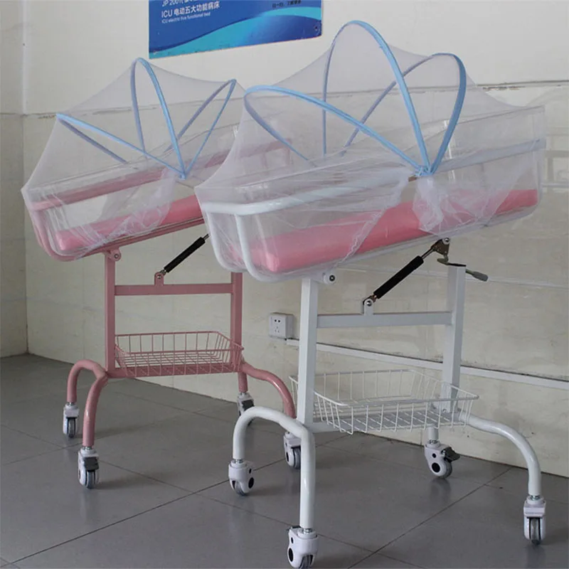 hospital baby trolley with ABS tray