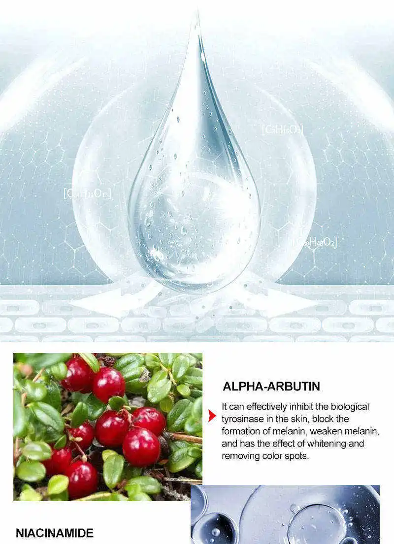 private label face glowing anti-aging serum niacinamide acne dark spot remove whitening serum skin care for brightening