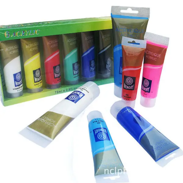 Memory Paint 60ml 75ml 100ml 120ml 200ml Pearlescent Acrylic Paint Artists Acrylic Colors in tube