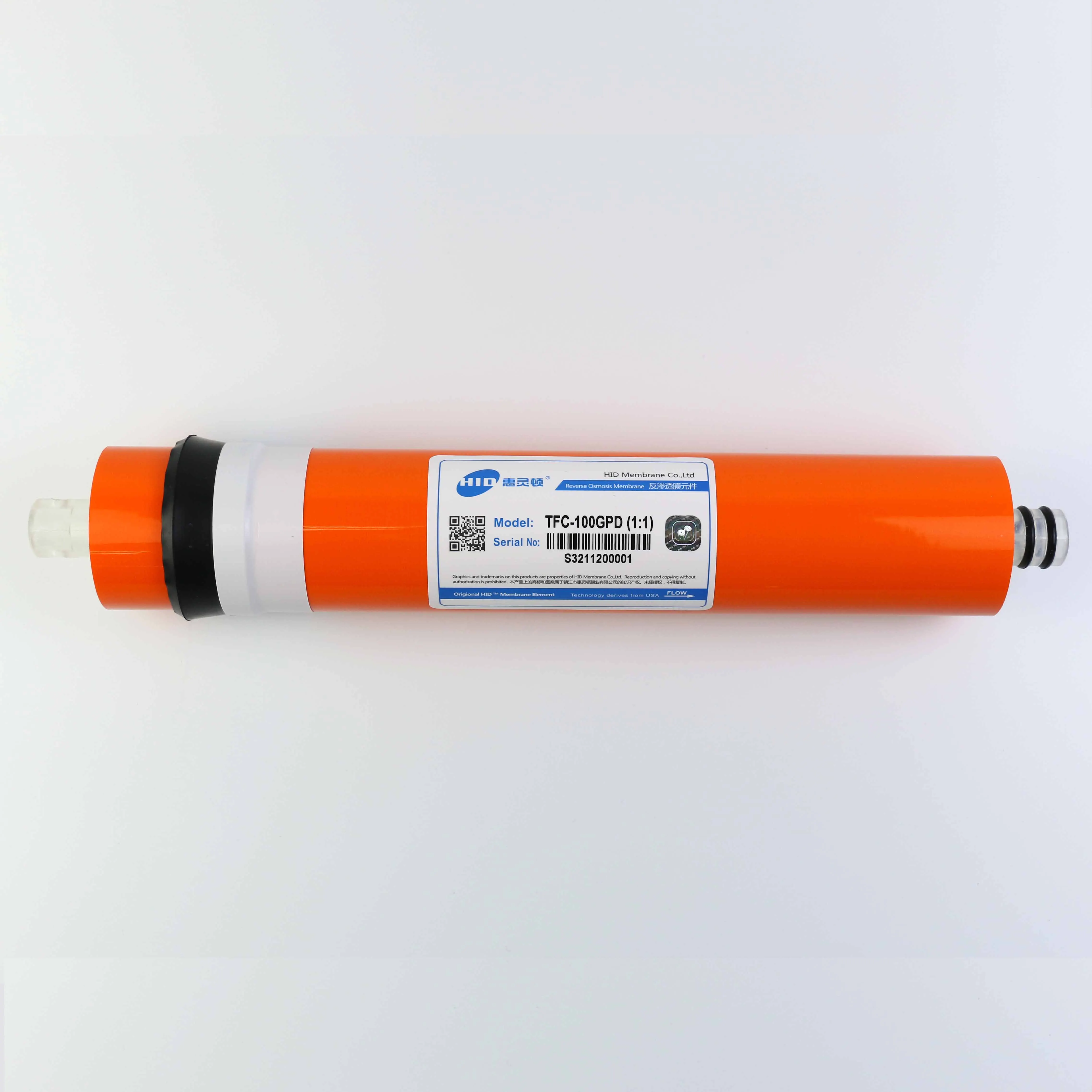 100G 1:1 Energy Saving RO Membrane Water Treatment 50% Recovery Reverse Osmosis Water Filter System