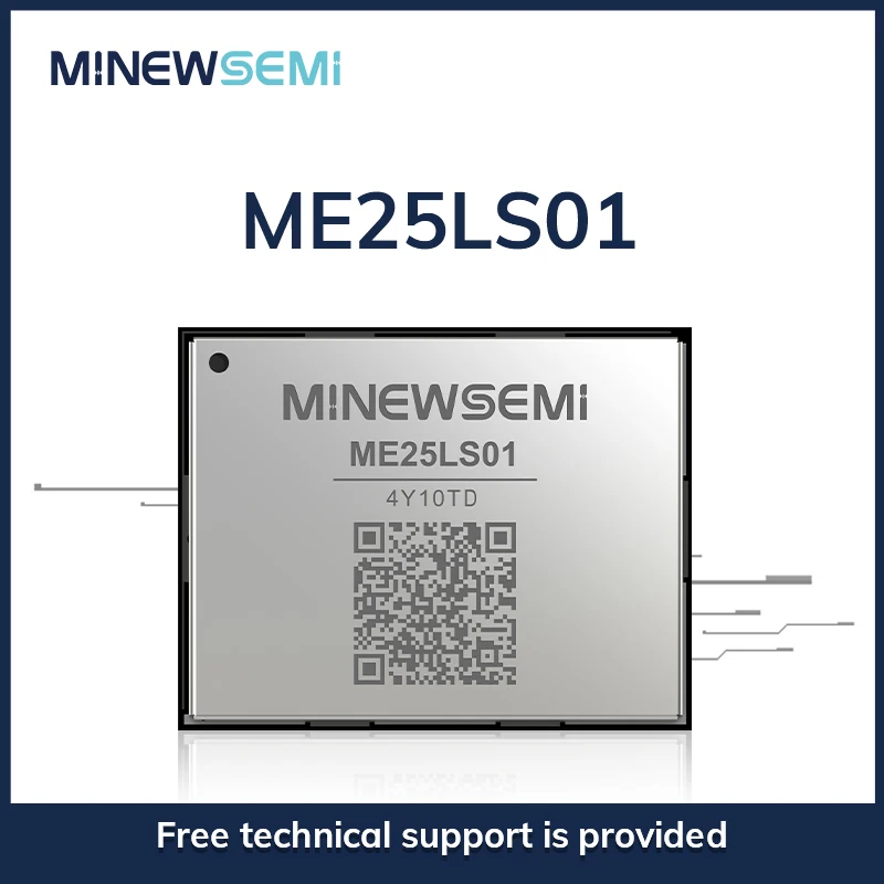 MinewSemi nRF52840+LR1110 LoRa BLE 5.3  GPS Wi-Fi Scan Long Range 5KM Lorawan Position Combo Module with tracker Location Module
