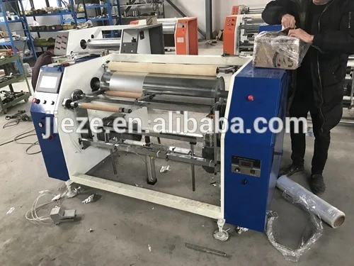 The Latest Manufacturer Of High Quality Low Power Dual Shaft Semi Automatic Aluminum Foil Coil Winding Machine