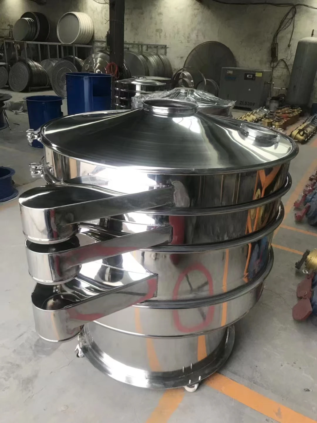 OZEO Stainless Steel High Precision Rotary Vibrating Screen Machine