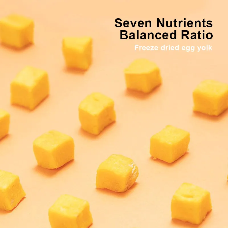 Factory Direct Selling additive-free dog and cat treats high quality egg freeze-dried pet food