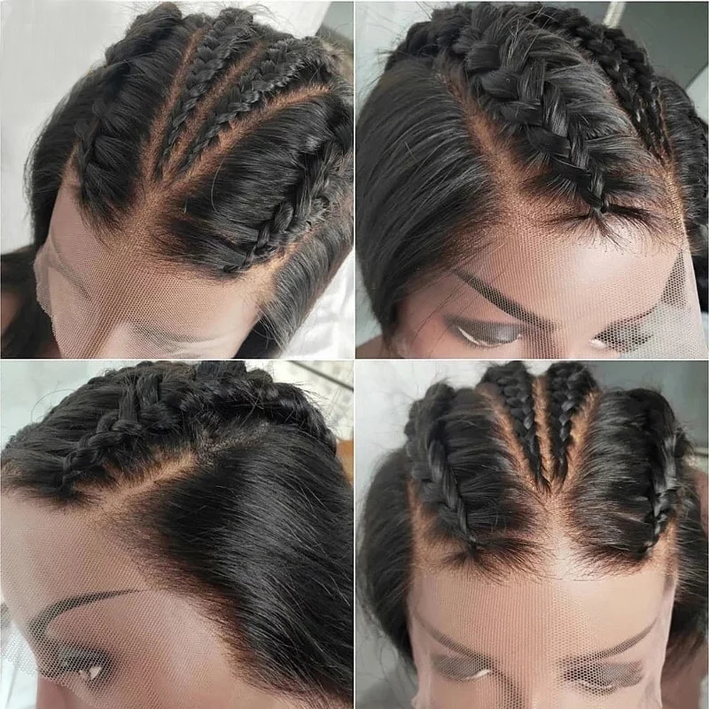 Прямая продажа с фабрики, 10 А, необработанные Искусственные парики для головы Hd, прозрачные швейцарские поставщики 360 париков на сетке, плетеные Искусственные парики на всю кожу головы