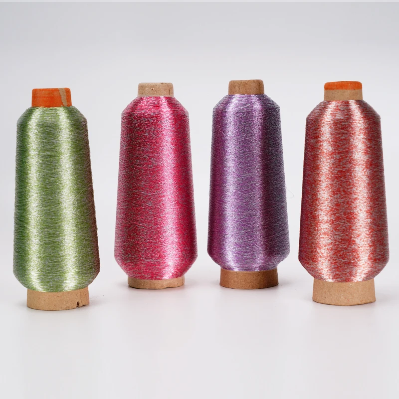 120d Ms Type Embroidery Thread Polyester Yarn Metallic