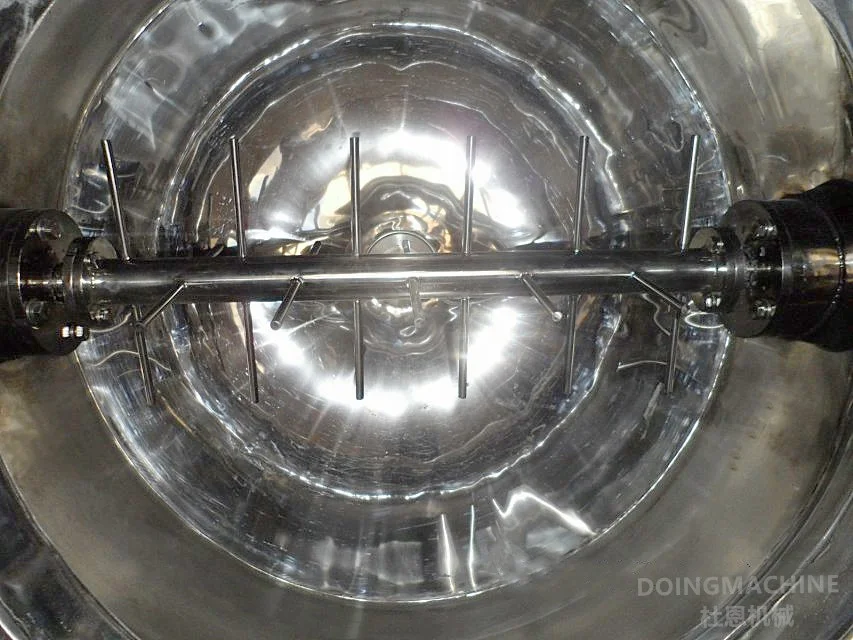 Double cone dry powder mixer