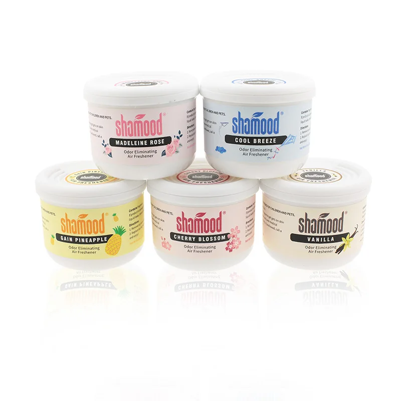 Custom bulk  room gel air freshener odor eliminate for car home hotel cherry blossom