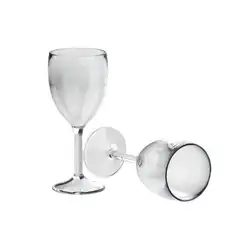 Wholesale Custom Polycarbonate Whiskey Wine Water Glass Set Acrylic Drink Glasses Colors Hard Crystal Reusable Plastic Cups
