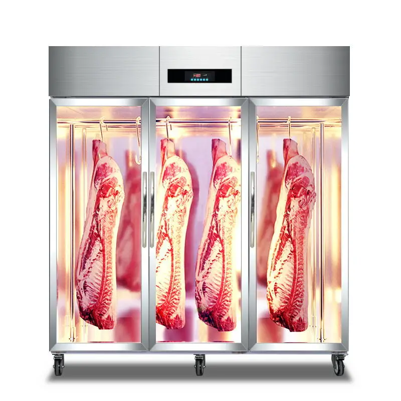 JINBEST Deluxe Meat Display Refrigerator Meat Display Chiller Display Fridge Meat Hanging Freezer