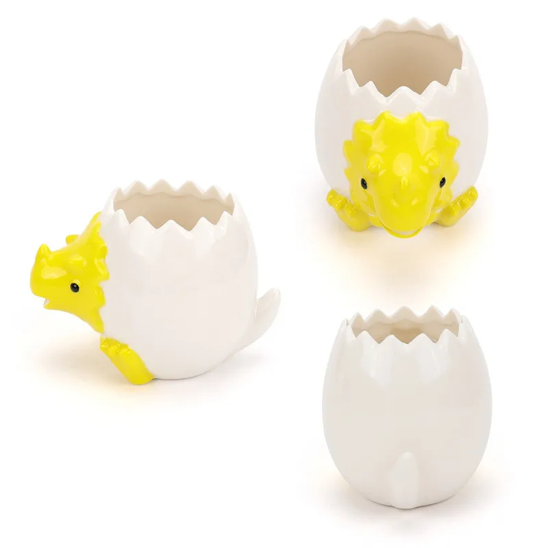 Cute Triceratops Dinosaur Egg Separator Egg Yolk White Separator Ceramic Egg Filter Divider Sieve Kitchen Gadget Baking Cooking