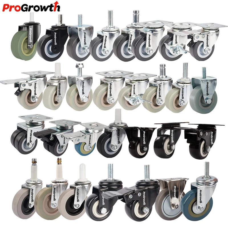 manufacturer customized wholesale PP PVC PU TPR TPE rubber various caster wheels OEM for furniture Hardware Industry