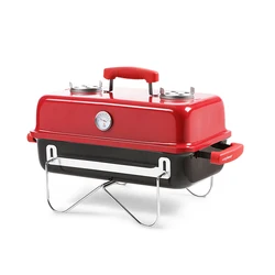 Mini Portable Foldable Camping BBQ Grills Outdoor Indoor Tabletop Smokeless Multi-function BBQ Smoker Charcoal Barbecue Grill