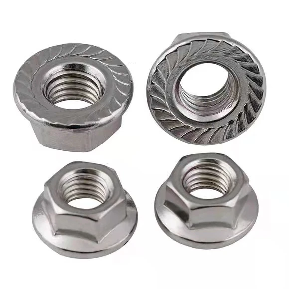 Grade8   Zinc  plated  Hexagon Flange Nuts  DIN6923  GB6177  Fine/Half thread  High quality productions