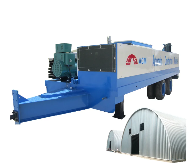 SX-SABM-914-610 K Span Arch Roof PPGI Roll Forming Machine Building Machine Tile Making Machinery Arch Metal Electric 15m/min