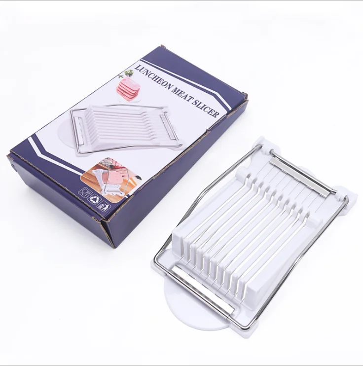 Meat Slicer Fruit Slicer Stainless Steel Soft Food Cheese Sushi Cutter Meat,Cutting Machine With 10 Singing Cutting Wires