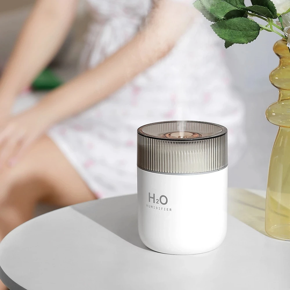 New Release 380 ML USB H2O Humidifier Ultrasonic Cool Mist Maker For Home Office Bedroom Mini Moisten Vaporizer