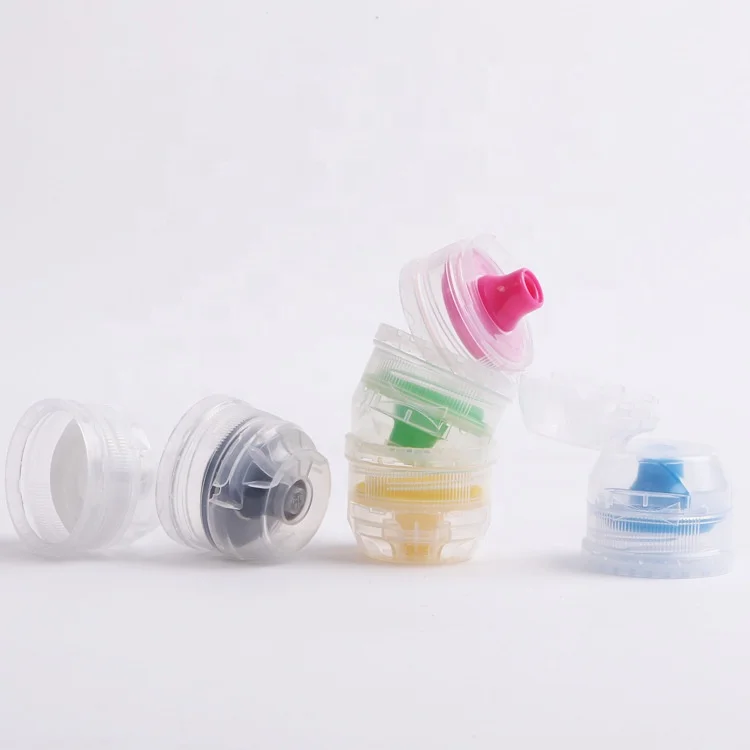 38mm neck plastic flip top sport drink water bottle cap