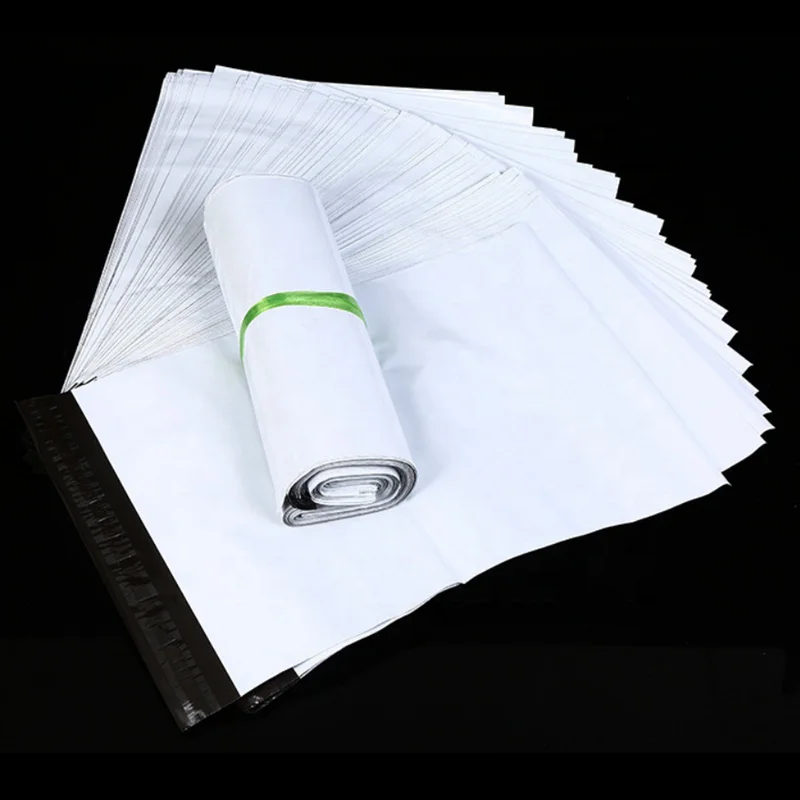 Custom 10x30 15x40 20x50 25x55 30x70 35x80cm Long Strip Poly Courier Mailing Bags Slender Packaging Logistics Mailer Bag