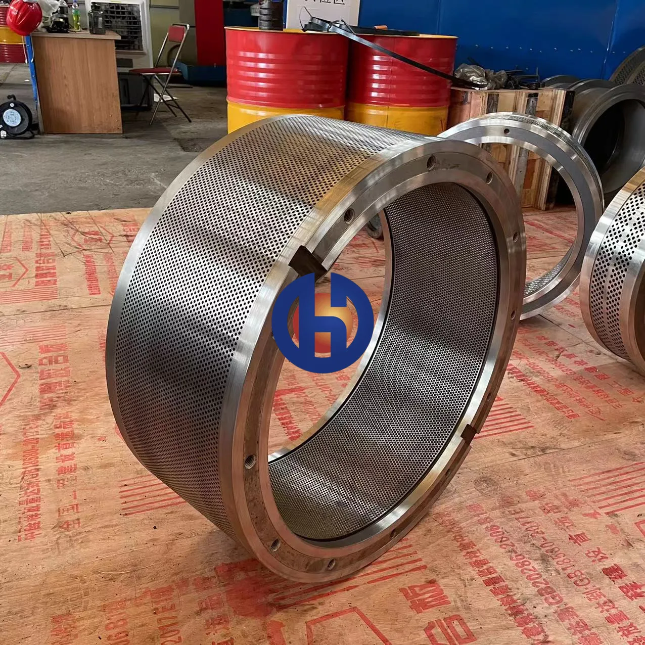 animal feed pellet machine Salmatec Maxima 840 stainless steel ring die pellet die