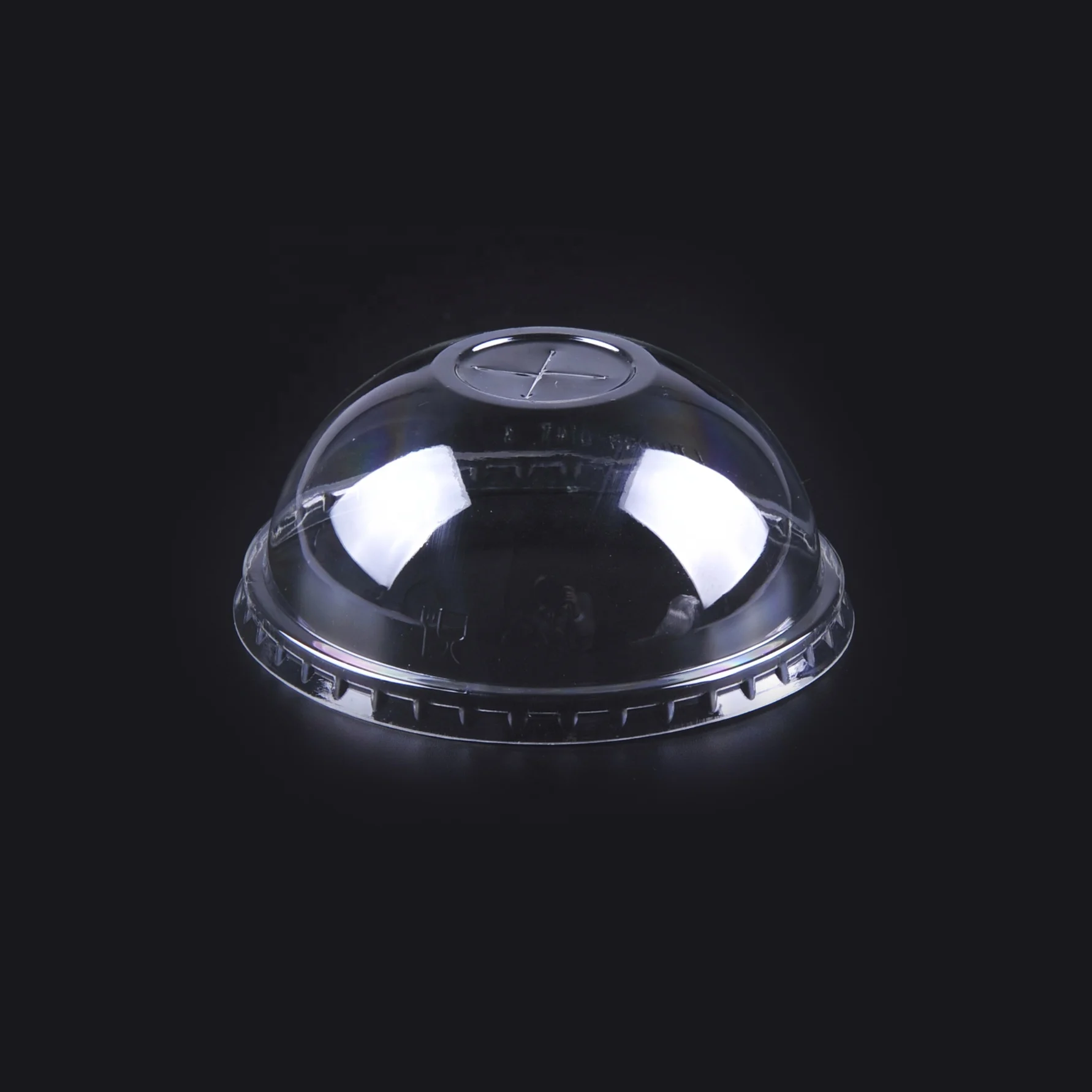 Disposable Plastic PET Lid 98mm Clear Plastic Cup Dome Lid  Plastic Cover