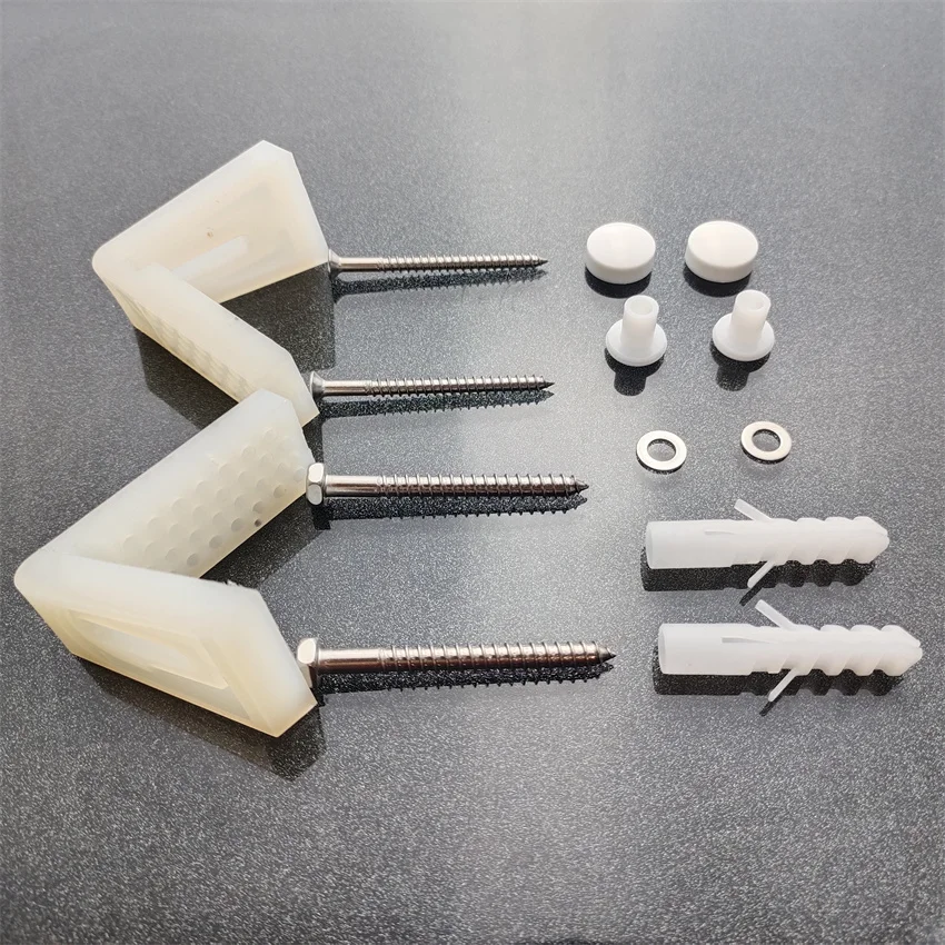 Toilet kit bolt Long Hex Head Screw and L Part Toilet Floor Install Bolt WC Pan Floor Fixing Kit