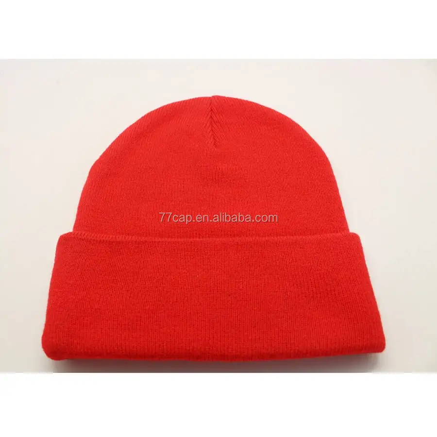 2022 High Quality Woven Label Logo solid color Winter Hat Fisherman Beanies,Men Women Wool Acrylic Knitted Beanie