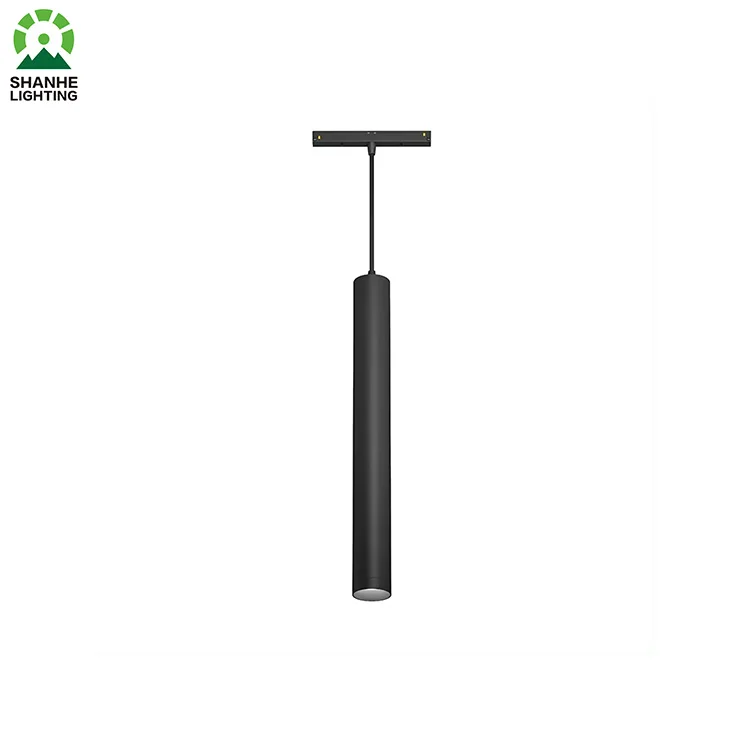 Low voltage rail magnetic led track light 48v linear magnetic rail cob led track light for clothes stores