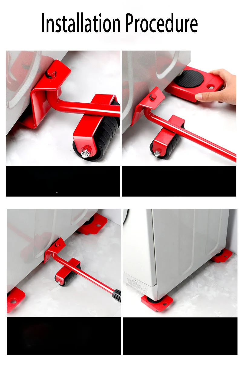 New furniture lift handling tools set furniture mobile car mover 5 sets portable mobile mover tool mover