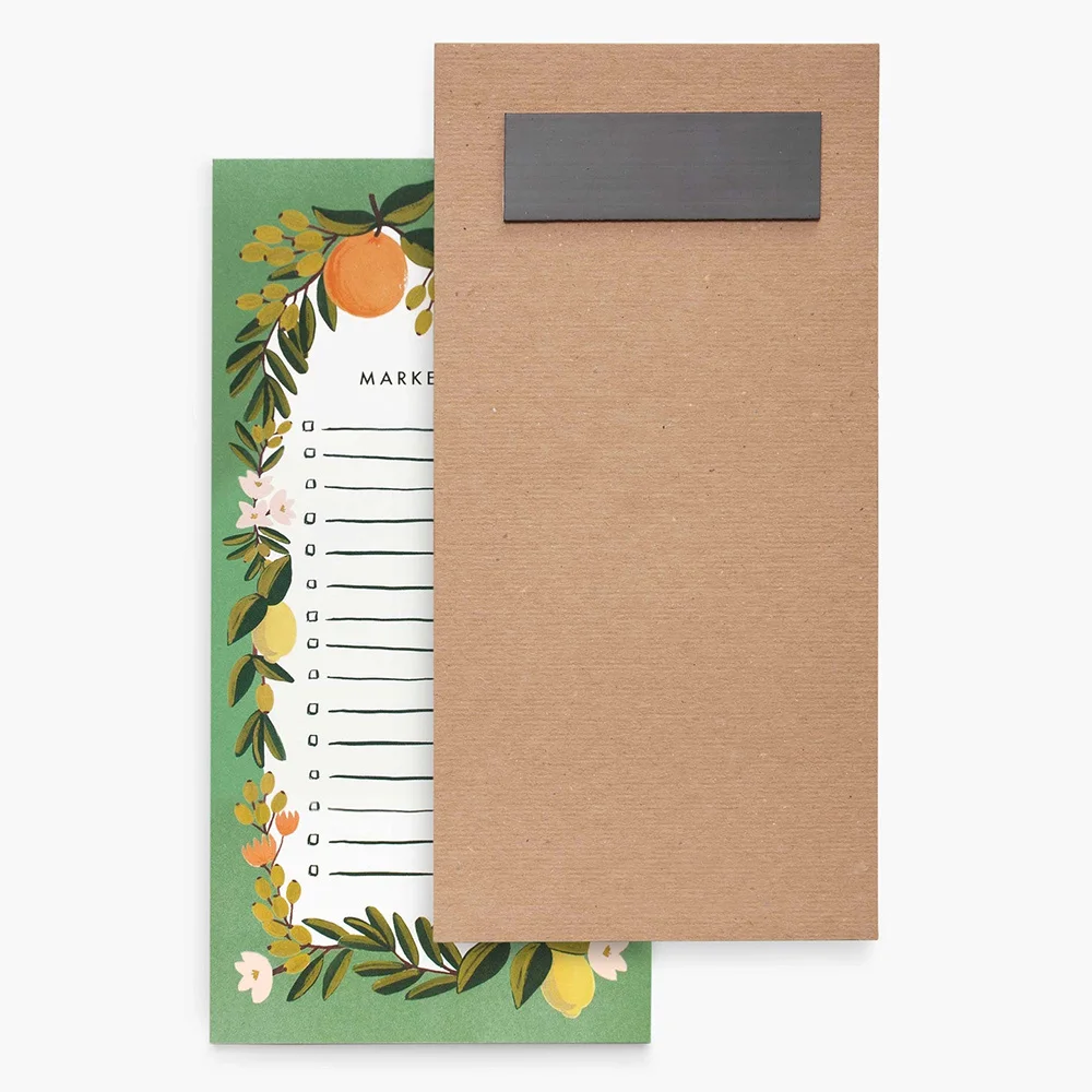 Custom Printed Die Cut Magnet Shopping Market Fridge To-do List Notepad Memo Notes Pads