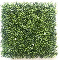 Anti-UV faux artificial boxwood mat Artificial boxwood panel for wall decor Artificial boxwood bush