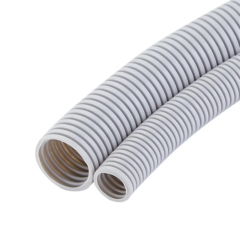 High Quality PVC Flexible conduit  Electrical Nonmetallic Corrugated Conduit Pipe Grey for American Standard
