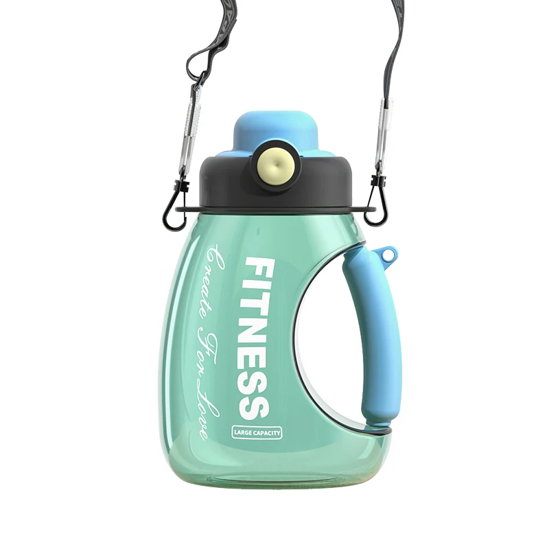 Custom Logo BPA Free Gym Water Jug Sport PETG Plastic Gallon Water Bottle