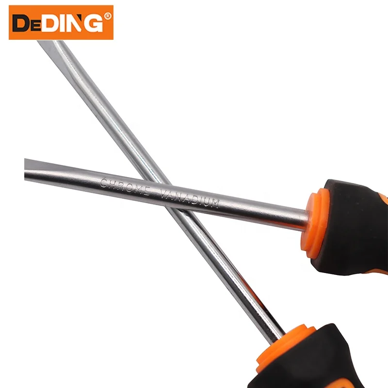 Construction tools TPR handle precision screwdriver electroplating treatment steel magnetic screwdriver
