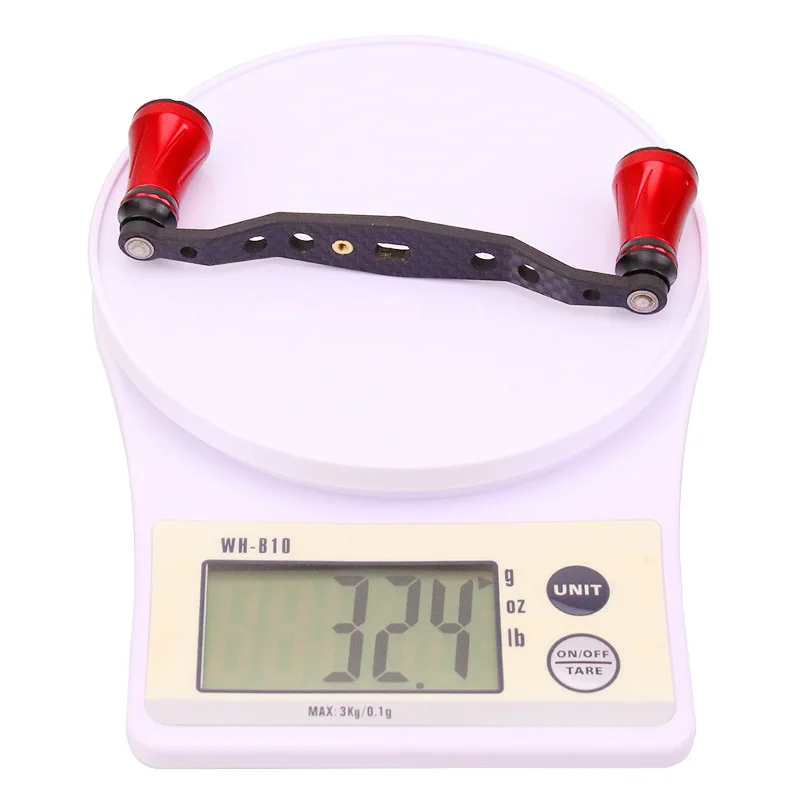 Rocklure Fishing Reel Handle Carbon Fibre Aluminum Alloy Knob For Baitcasting Reel Fish Reel Tackle Accessory